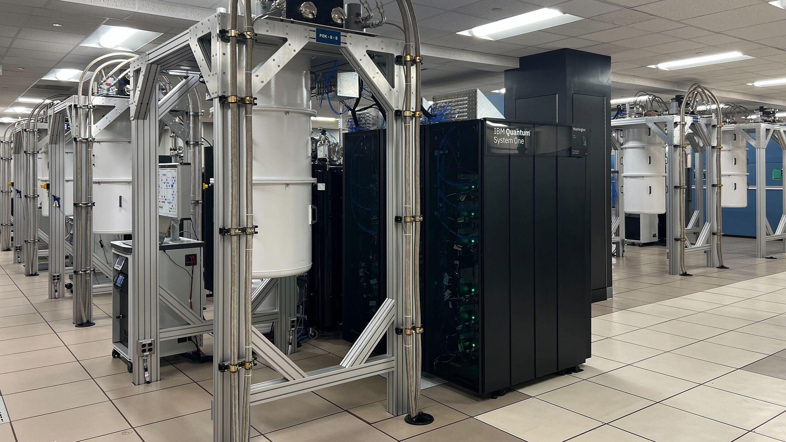 The IBM Quantum data center in Poughkeepsie, NY. (Credit: James O'Connor, IBM)