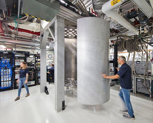Members of the IBM Quantum team at work investigating how to control increasingly large systems of qubits for long enough, and with few enough errors, to run the complex calculations required by future quantum applications.